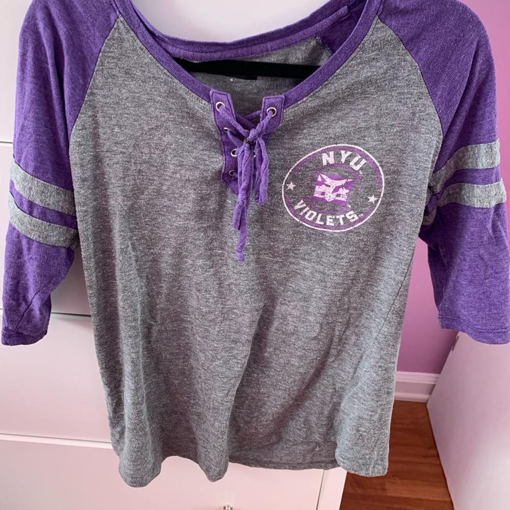 NYU baseball shirt